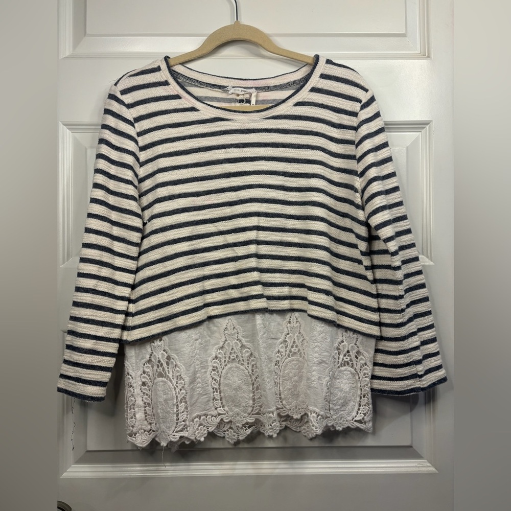 Blu Pepper Sweater Blouse